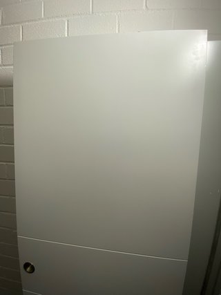 Puerta corredera 72.5x203cm + guía 205cm nueva.