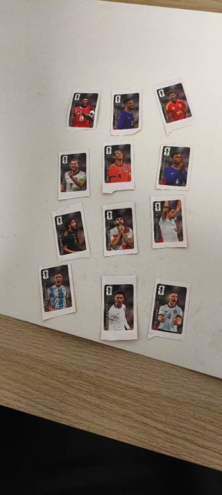12 Cromos Mundial Coca-Cola