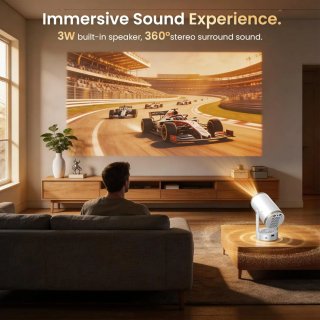 Proyector Portátil 4K Soporte 1080P