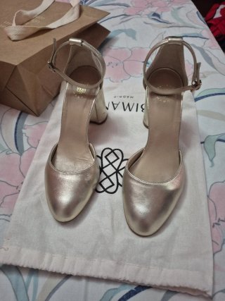 Sandalias Bimani Beige Fiesta Un Solo Uso