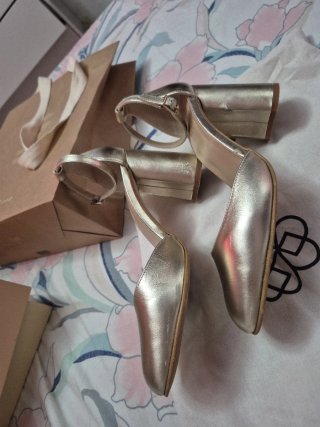 Sandalias Bimani Beige Fiesta Un Solo Uso