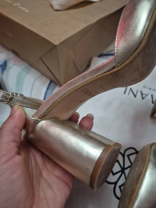 Sandalias Bimani Beige Fiesta Un Solo Uso
