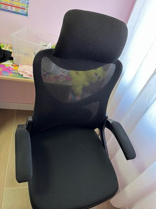 Silla de Oficina Ergonómica Negra