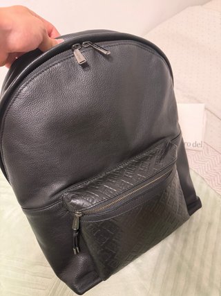 Mochila PDH Piel Negra
