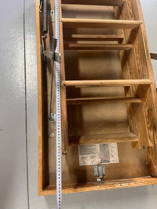 Escalera buhardilla pino plegable