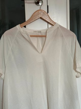 Camiseta Oysho Blanca Talla S