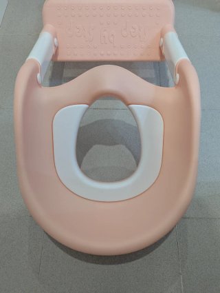 Reductor WC Niños con Escalera Rosa