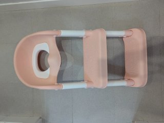 Reductor WC Niños con Escalera Rosa
