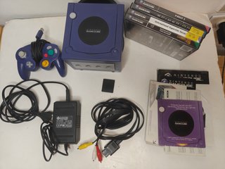 Nintendo GameCube Viola Completa CON GIOCHI