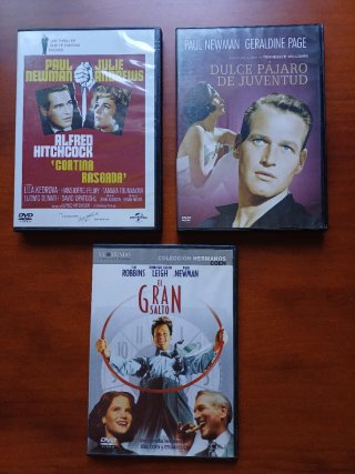 LOTE 9 PELÍCULAS PAUL NEWMAN. DVD.
