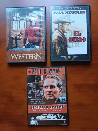 LOTE 9 PELÍCULAS PAUL NEWMAN. DVD.