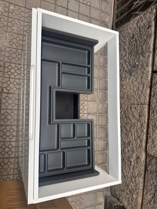 Mueble de baño blanco 80x45 con lavabo