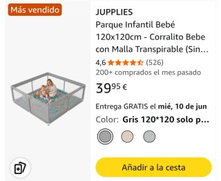Parque infantil 120x120