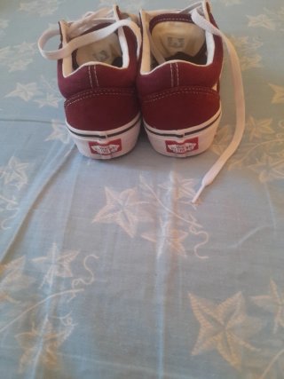 Zapatillas Vans burdeos  talla 36