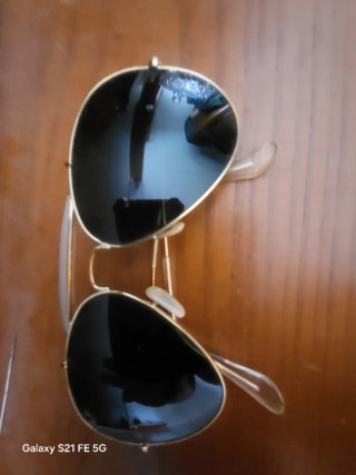Gafas Raven Aviador Azul Dorado