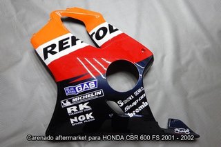 Carenado Avdb para HONDA CBR 600 FS 2001 - 2002