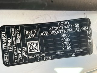 FORD Transit 350 96kW L2H2 Van Ambiente FWD