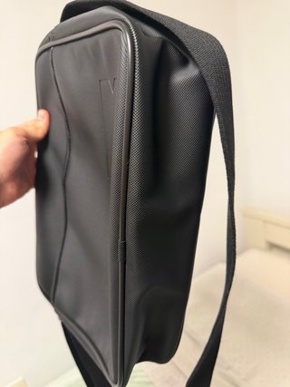 Mochila Bandolera Lacoste Negra