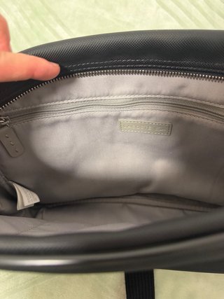 Mochila Bandolera Lacoste Negra