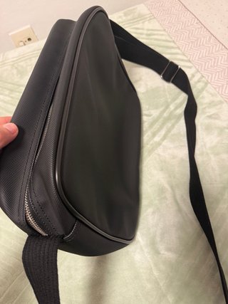 Mochila Bandolera Lacoste Negra