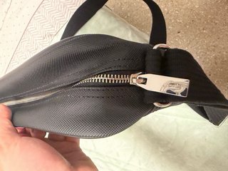 Mochila Bandolera Lacoste Negra