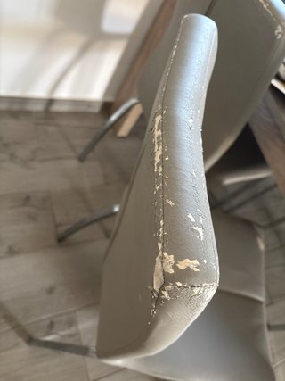 Sillas de comedor grises 6 sillas