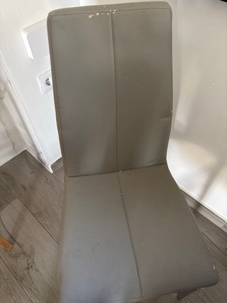 Sillas de comedor grises 6 sillas