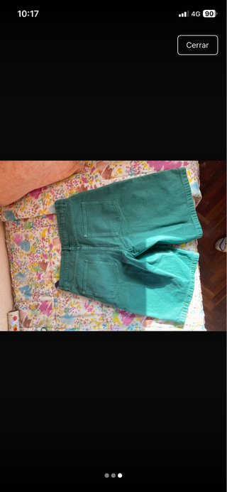 Pantalones cortos Zara verdes