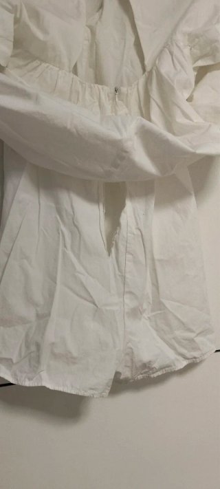 Vestido Zara Talla XS Blanco