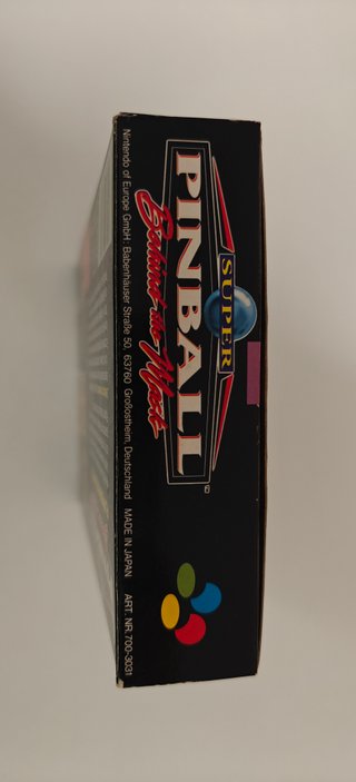 Super Pinball: Behind the Mask - Snes PAL Completo