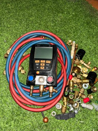 Manifold Digital Testo 550 con Mangueras y Accesor