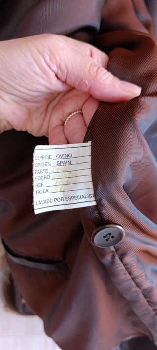 Chaqueta de piel para hombre