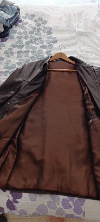 Chaqueta de piel para hombre