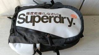 Superdry Sac Zaino Sportivo Nero Bianco