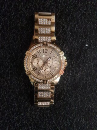 Reloj Guess Dorado Hombre Original