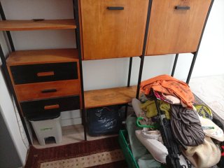 Mueble Comedor Vintage Madera y Metal