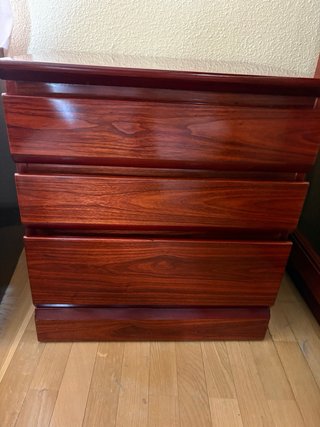 Mesitas de noche de madera (2 unidades)