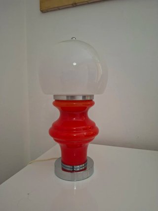 Lampada vintage vetro e metallo