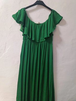 Vestido largo verde Women'secret Talla S