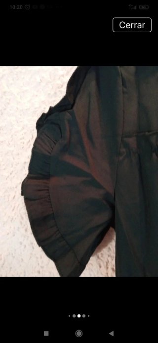 Vestido negro largo verano talla S