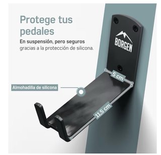 Borgen Gancho de Pared para Bicicletas