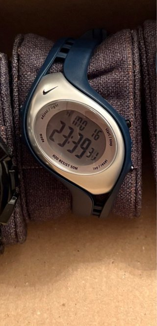 Reloj Nike Triax Azul y Plateado