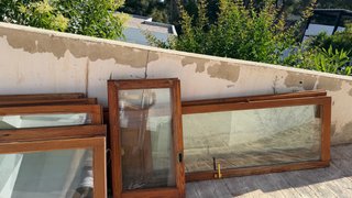 Lote Ventanales y Balconeras de MADERA MOBILA