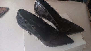 Zapatos de tacón aguja negros talla 41