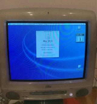 Imac G3 con ratón y teclado originales como nuevo