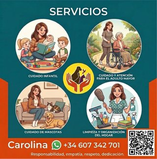 Servicios de Limpieza, Organización y Cuidado