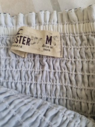 Vestido Hollister Azul y Blanco Talla XS