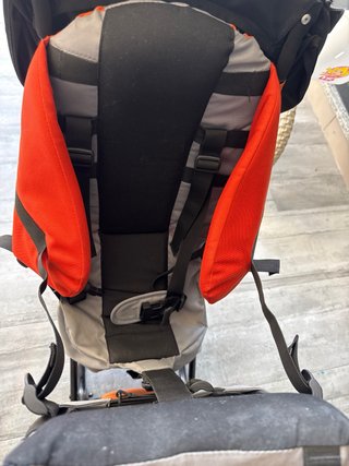Mochila portabebés senderismo naranja