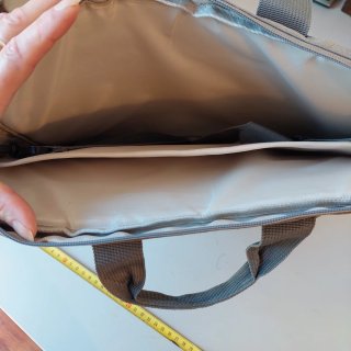 Bolso porta ordenador gris nuevo