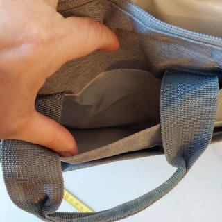 Bolso porta ordenador gris nuevo